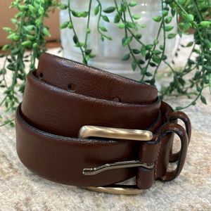 Leather belt